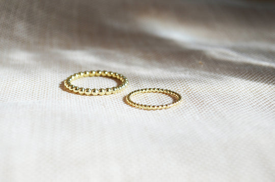 Sustainable ring recycled gold