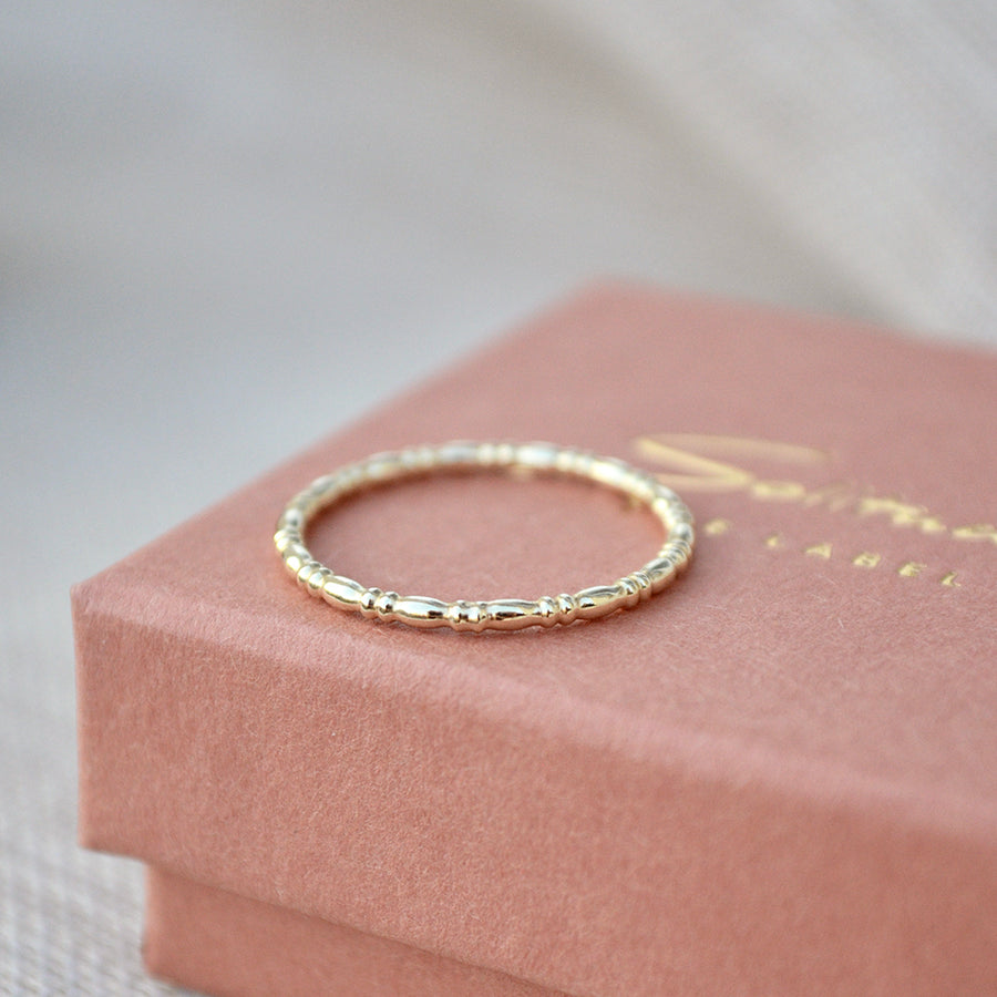 Bubble Ring - 14k goud