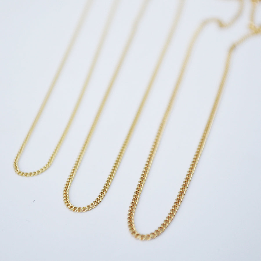 Chain ketting Men - 14k goud