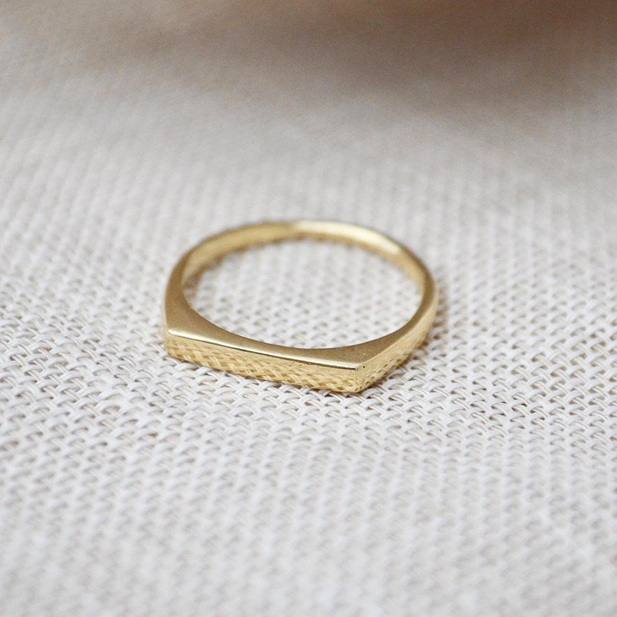 Chunky Novi Ring - 14k goud