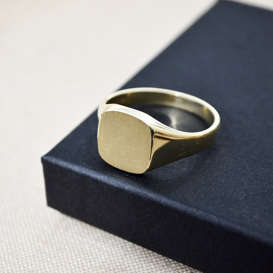 Classic zegelring - 14k goud