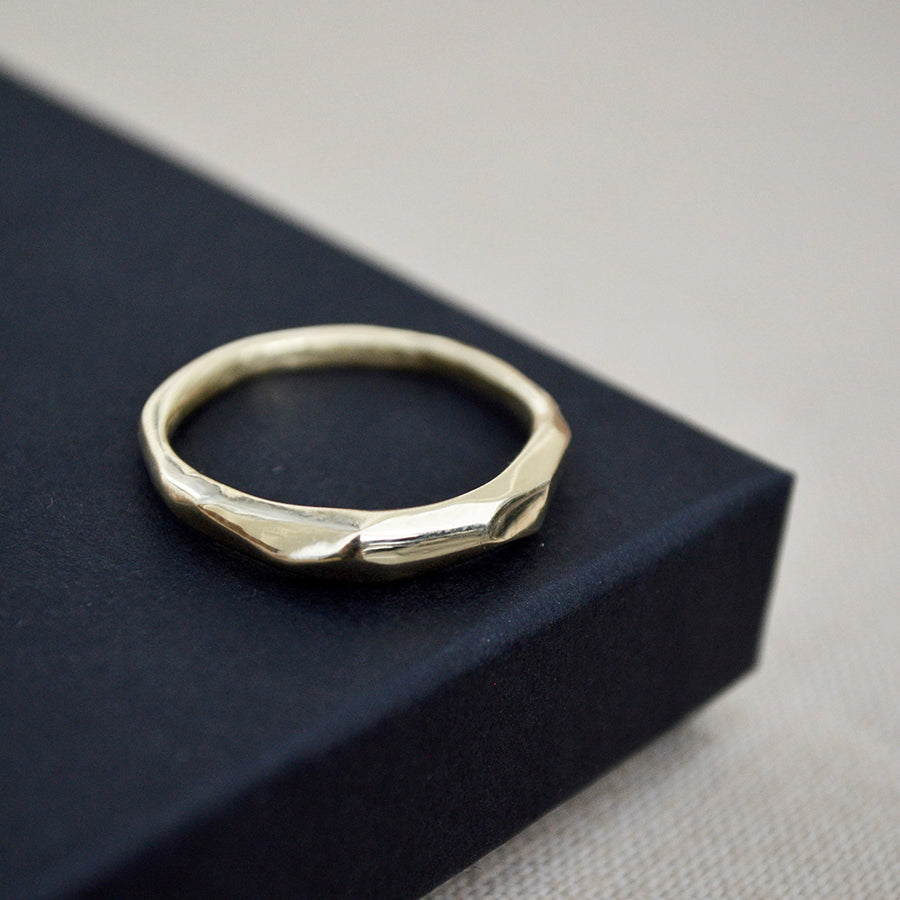 Facet Ring - 14k goud