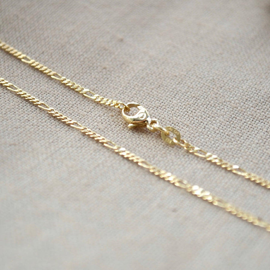 Chunky Figaro Ketting - 14k goud