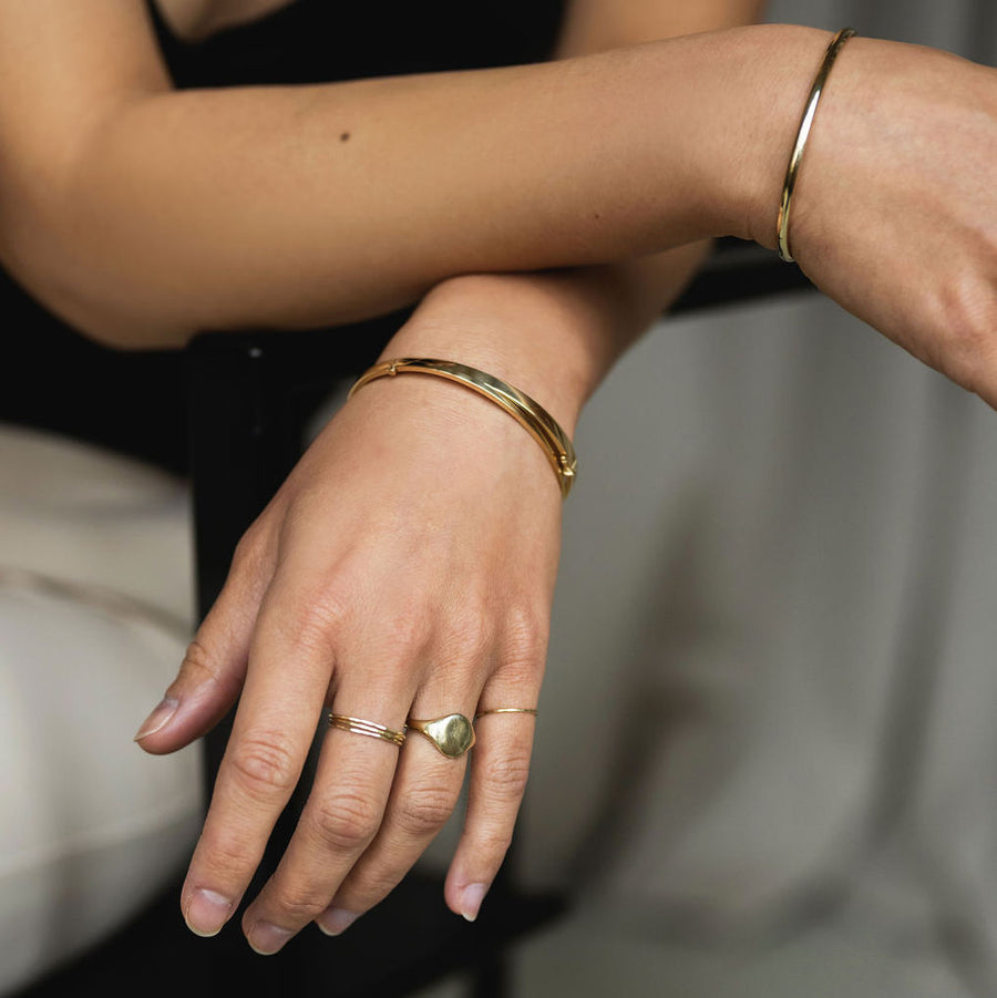 Ultra Thin Stacking Ring - Gold 14k