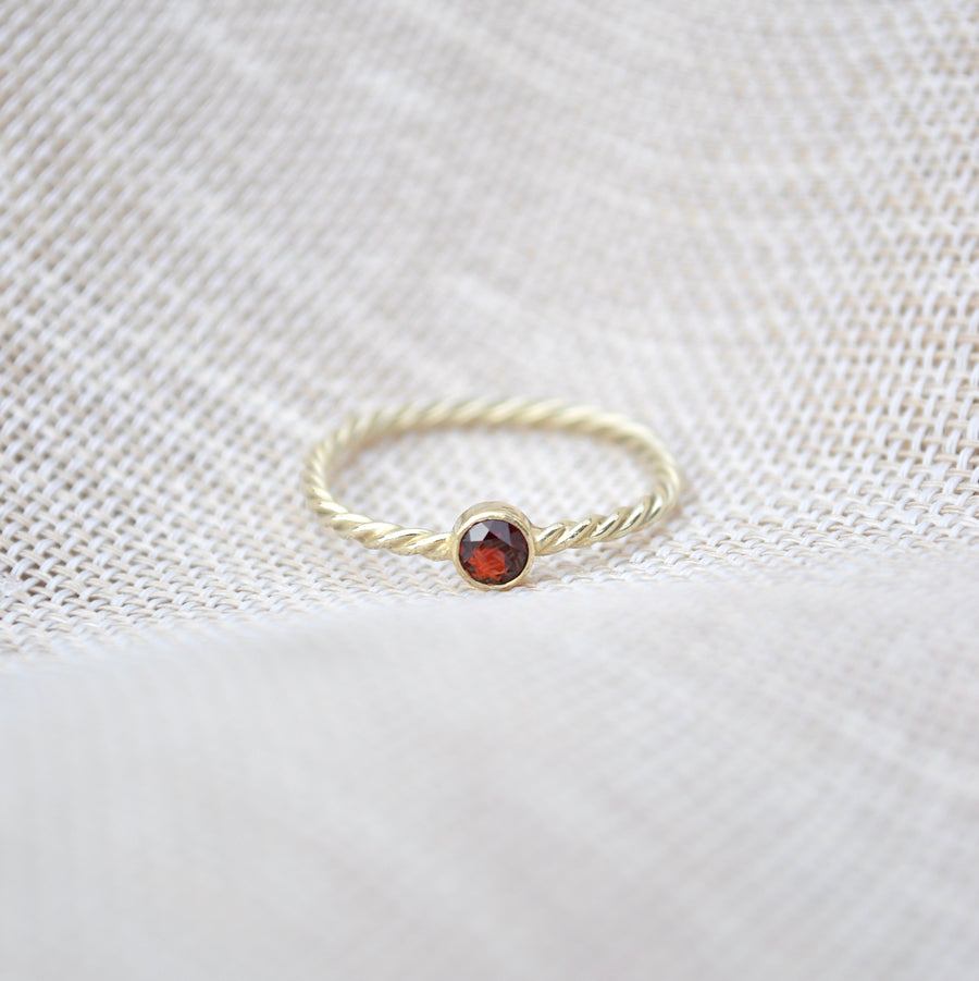 Birthstone Ring - Gold 14k