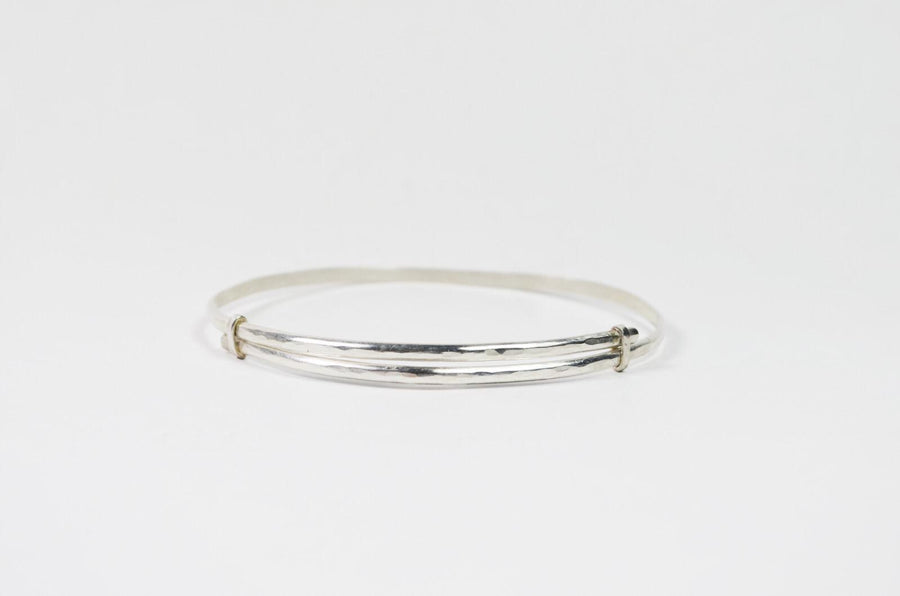 Solid armband unisex - Zilver