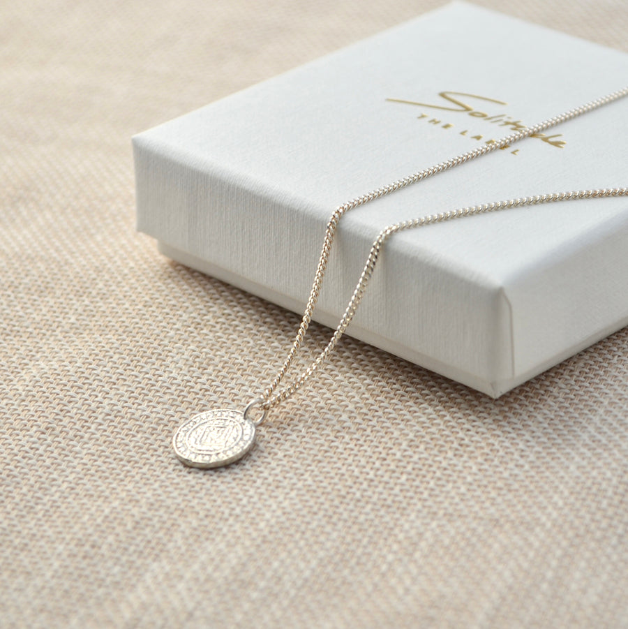 Coin Necklace - Zilver