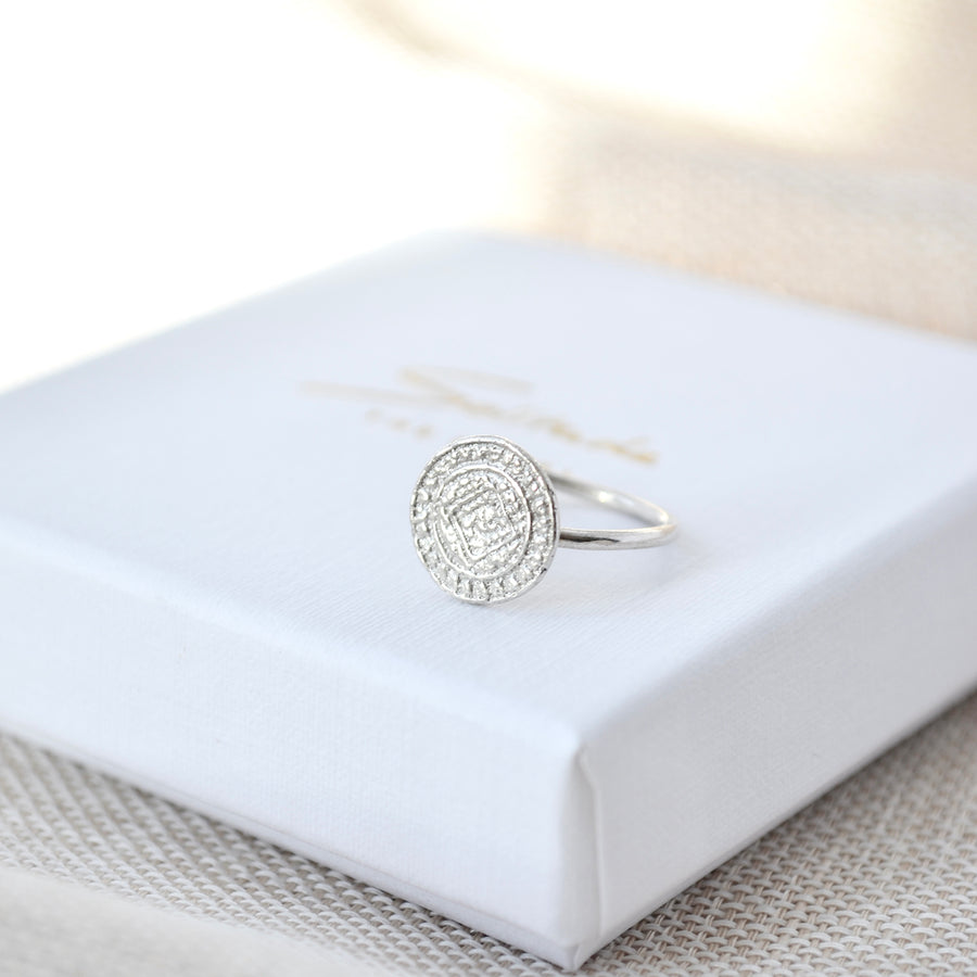 Coin Ring - Zilver