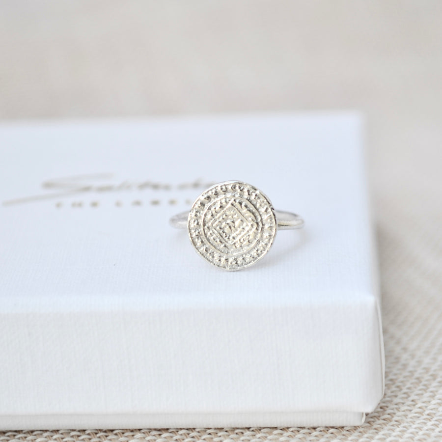 Coin Ring - Zilver