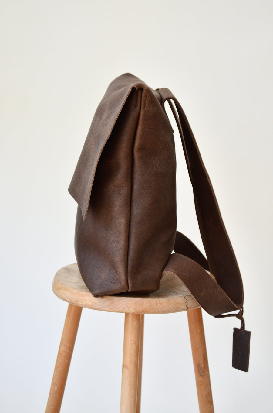 Brown Backpack - Handmade
