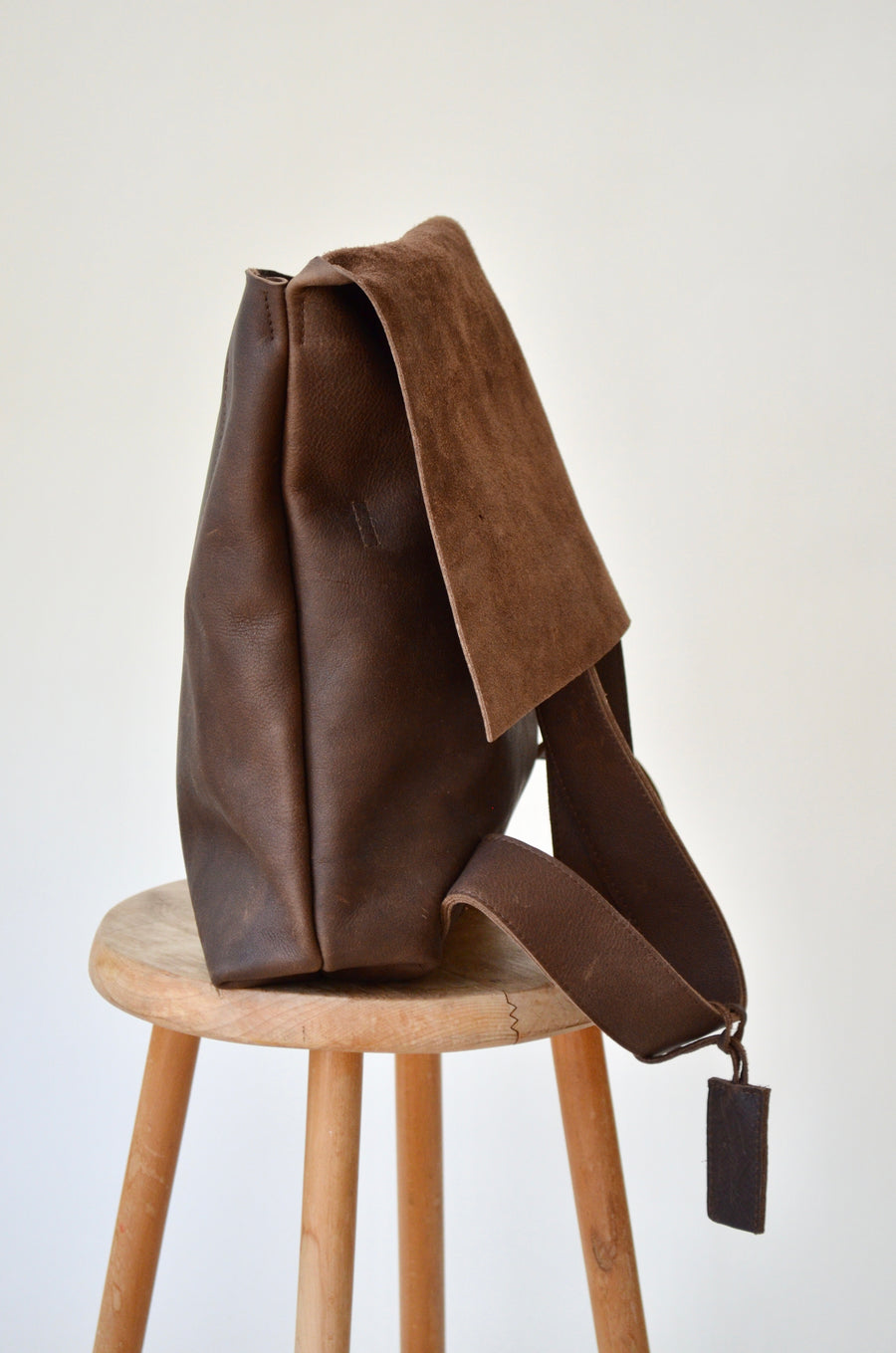 Brown Backpack - Handmade