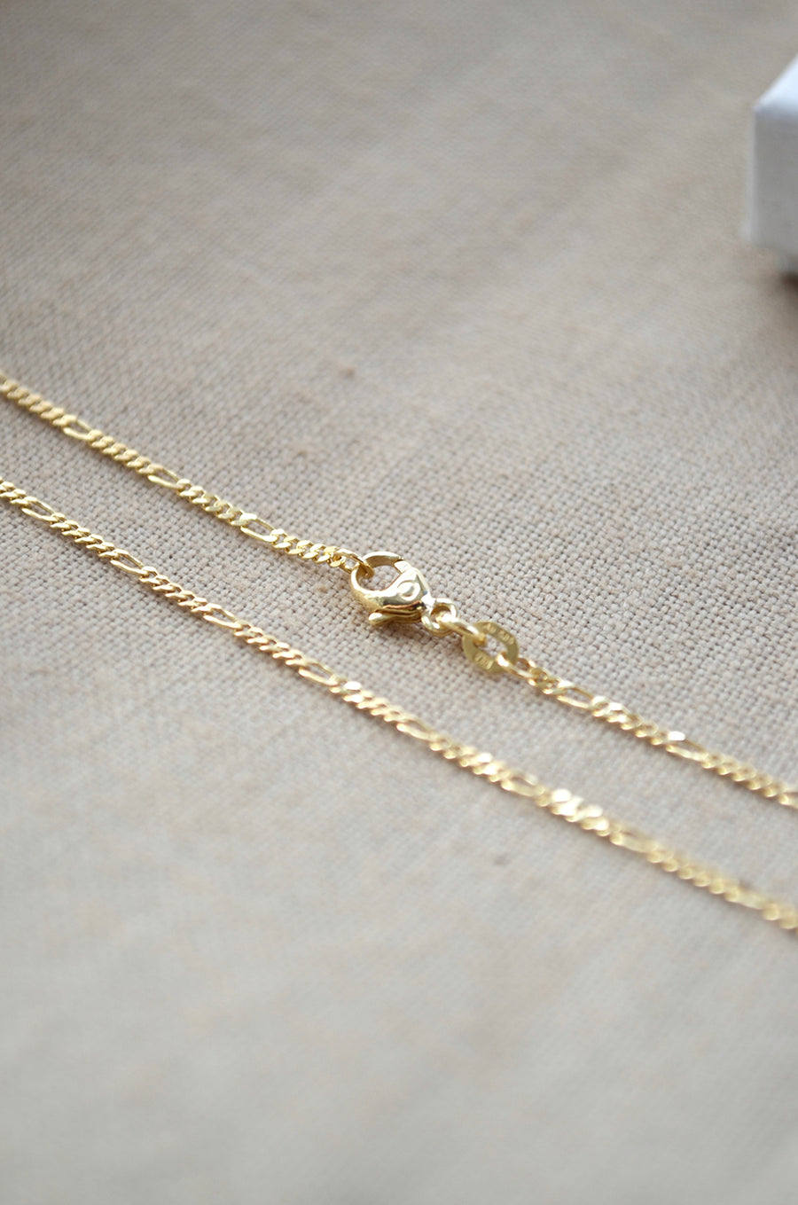 Chunky Figaro Ketting - 14k goud