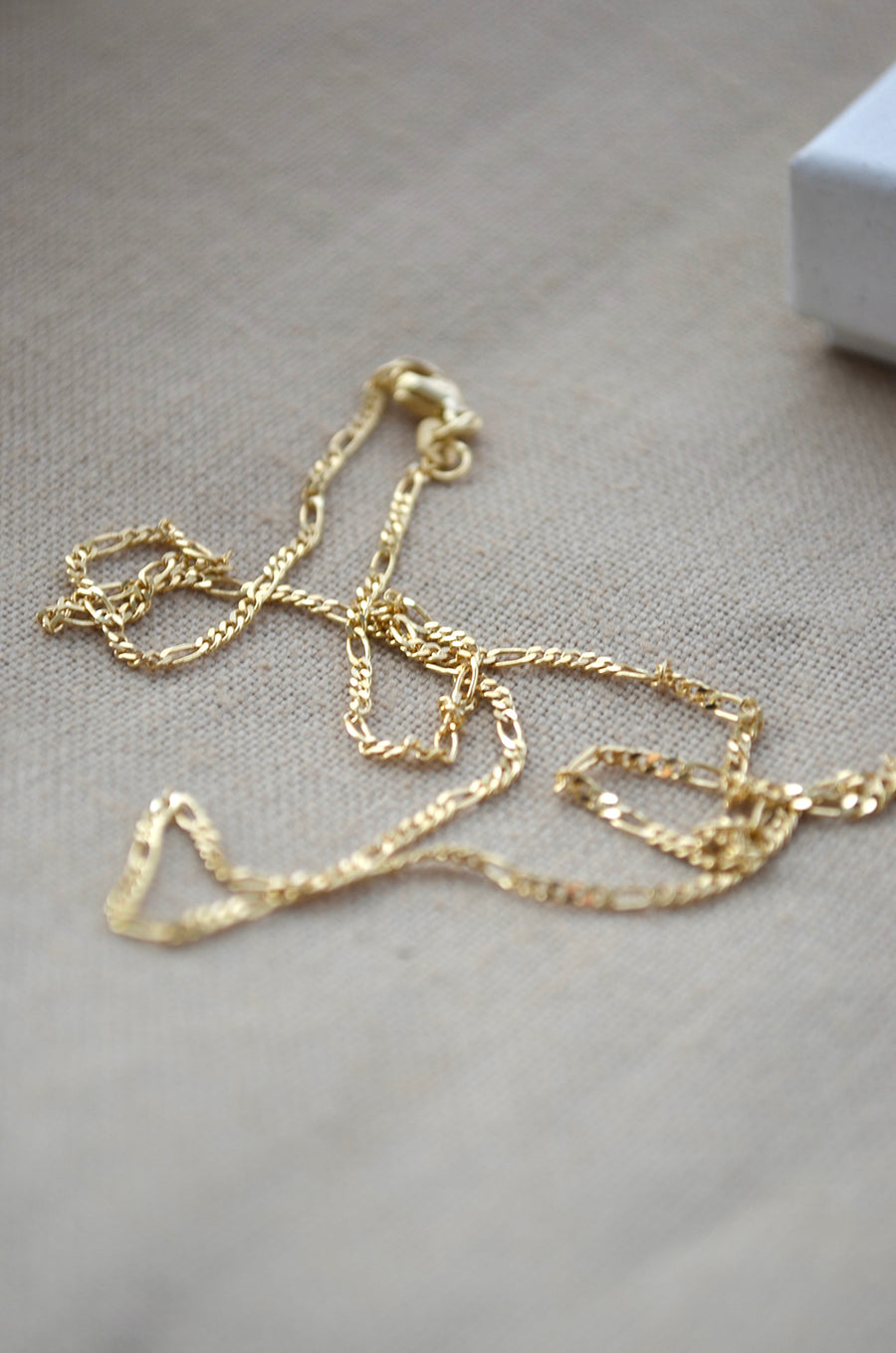 Chunky Figaro Ketting - 14k goud