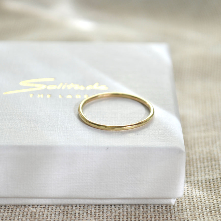 Hammered Ring - Gold 14k