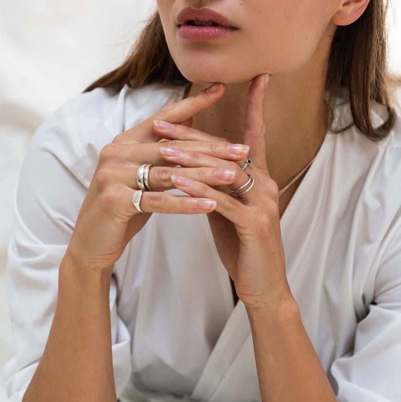 Zilveren Ring met Bar | Bestel sieraden via Zilveren Ring met Bar | Bestel sieraden via