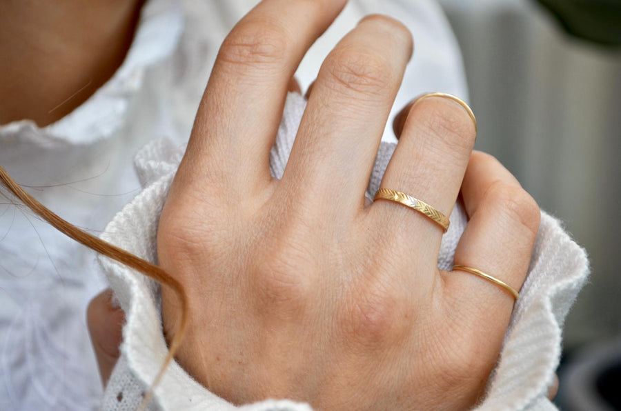 Structure Ring - 14k goud