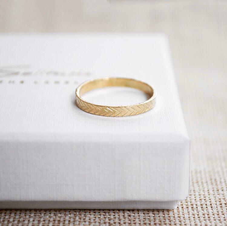 Structure Ring - 14k goud