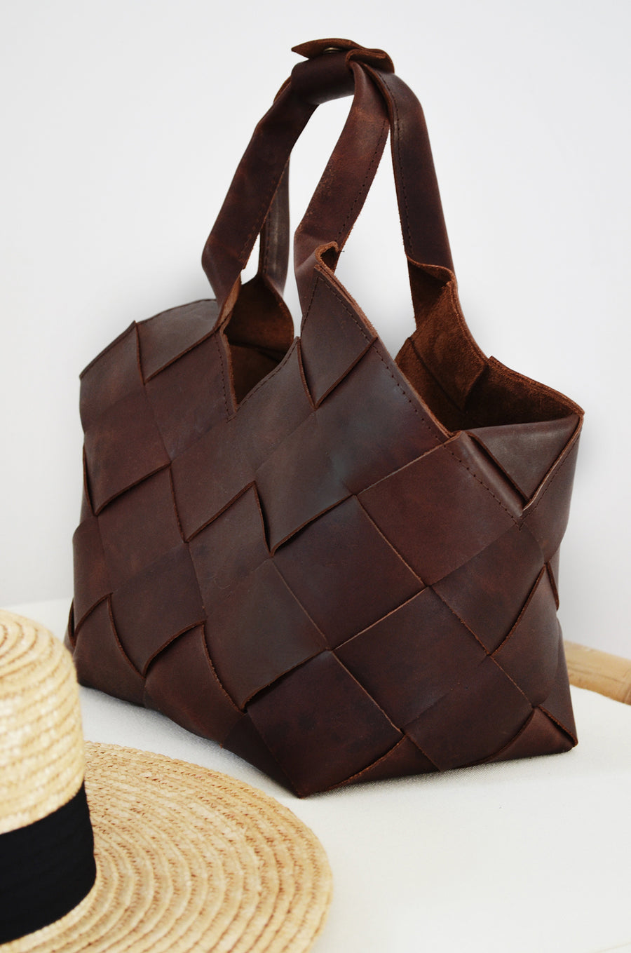 Woven Bag Limited Edition - Dark Brown – Solitude the Label