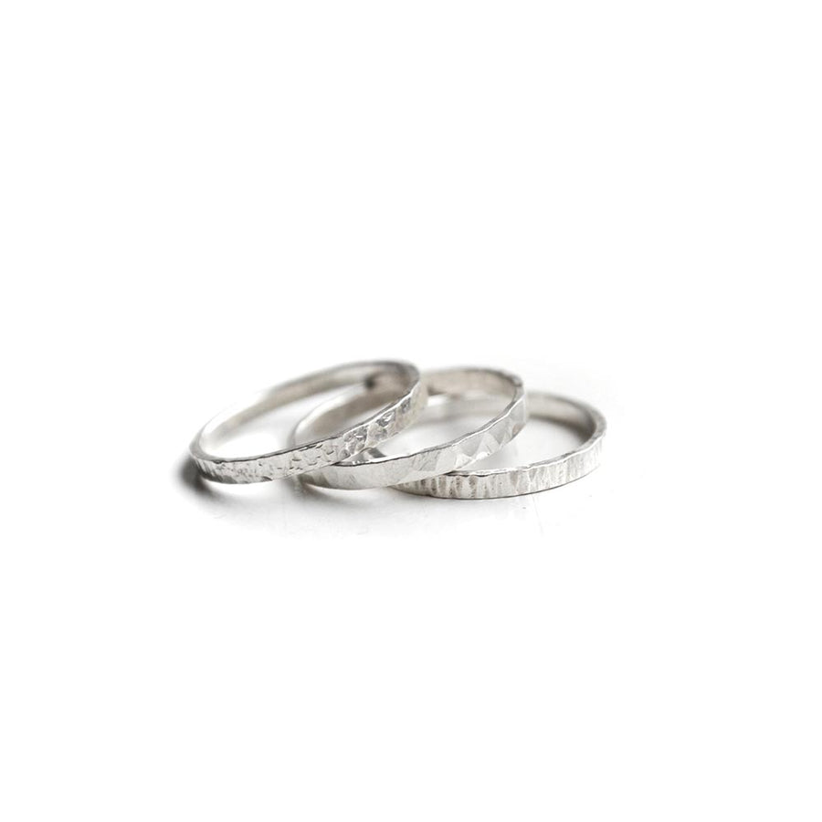 Element Rings (set of 3) - Silver