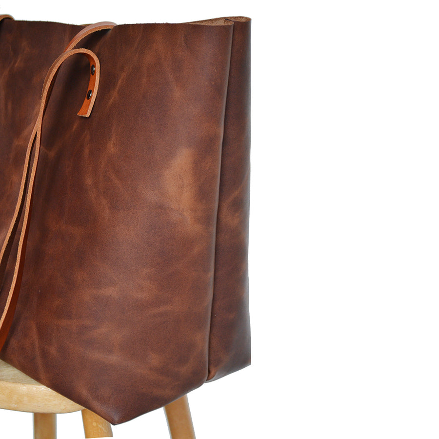 Marrone Shopper - Cognac