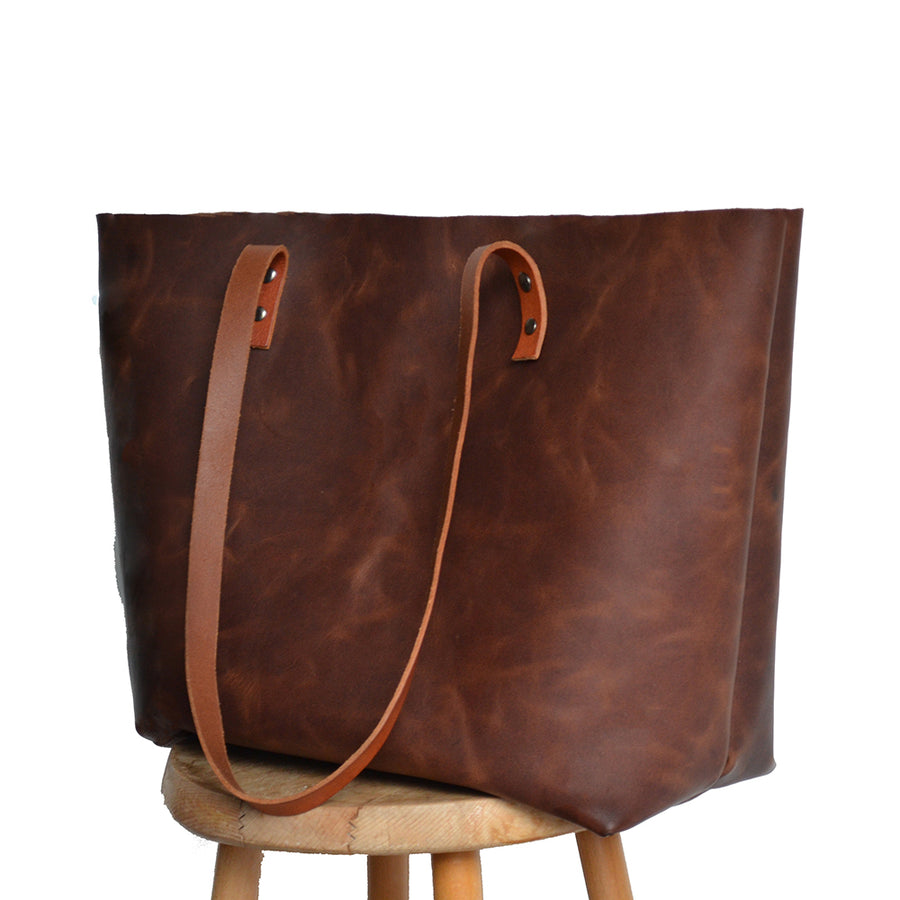 Marrone Shopper - Cognac