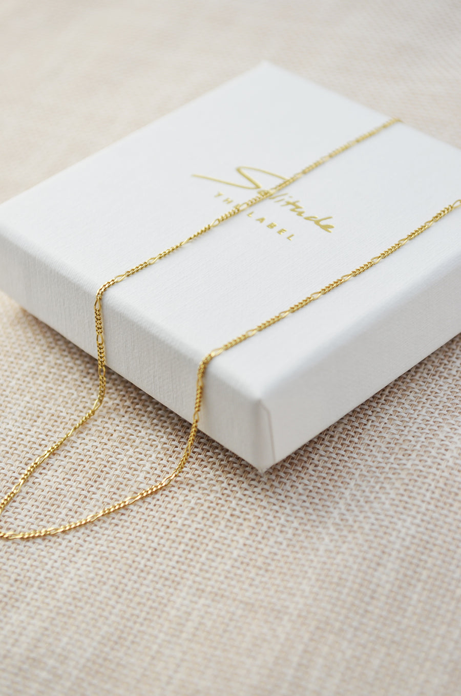 Figaro Necklace - Gold 14k