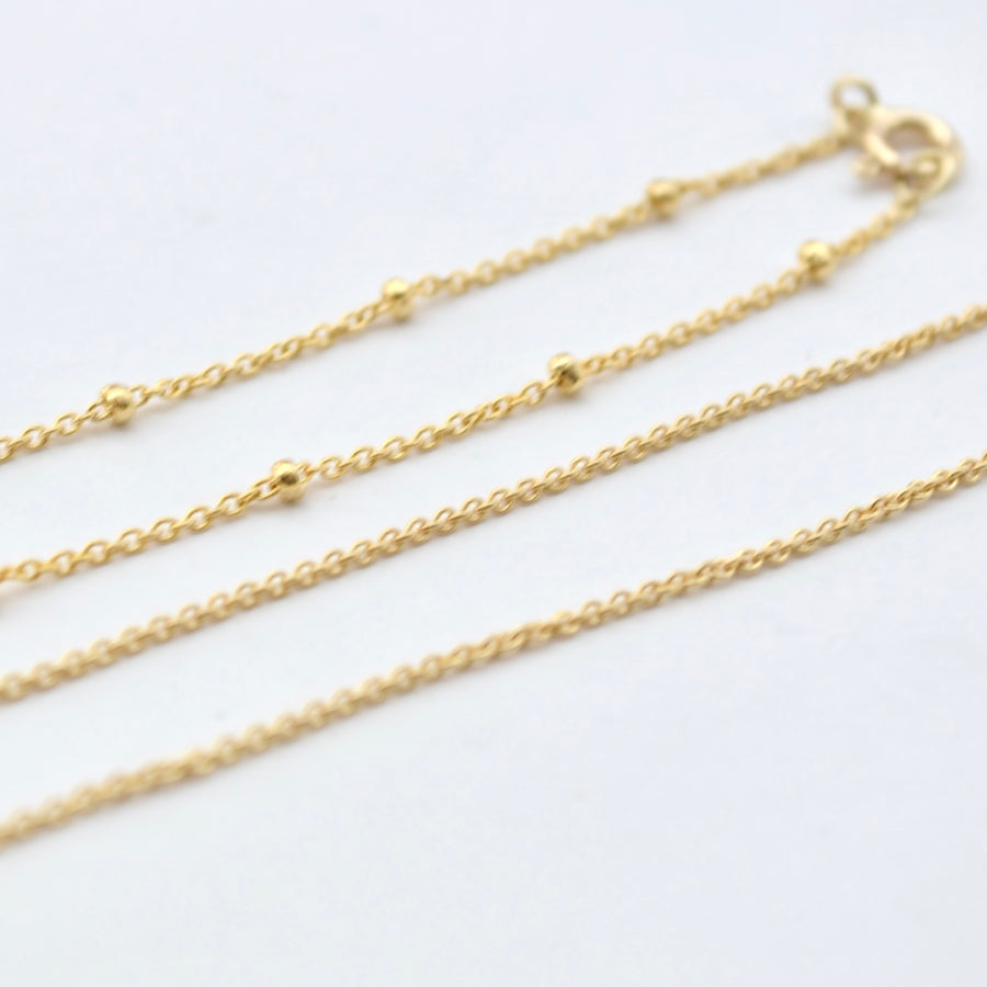 Subtiele Chain armbandjes - 14k goud