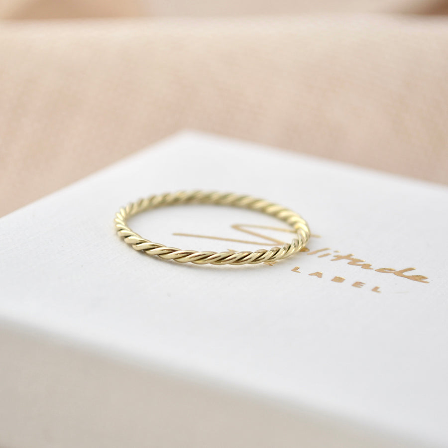 Twisted Ring - 14k goud