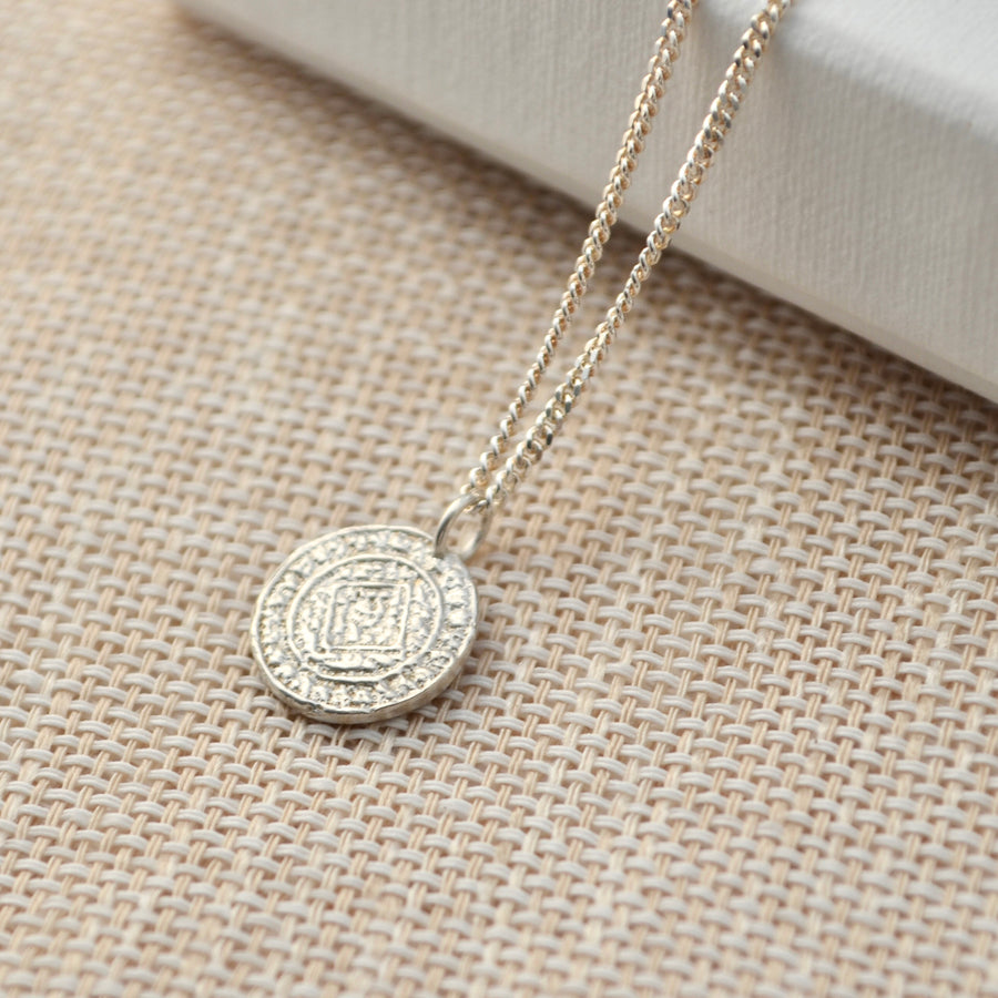 Coin Necklace - Silver