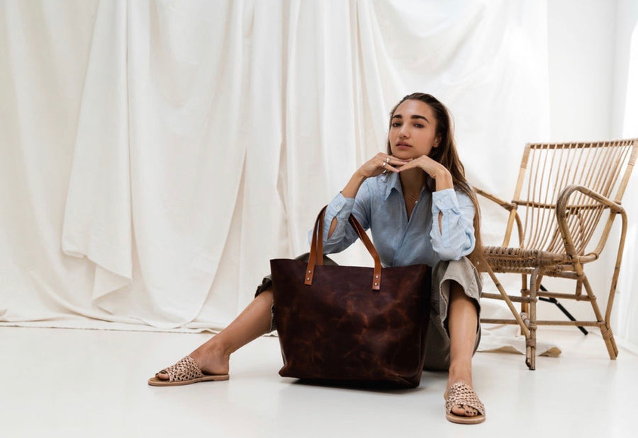 Marrone shopper - Cognac