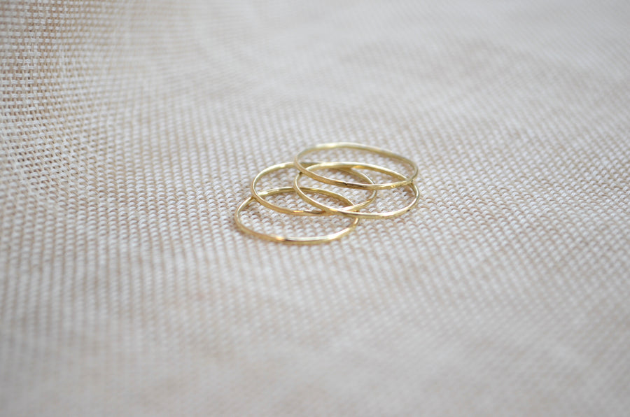 Ultra thin hotsell stacking rings