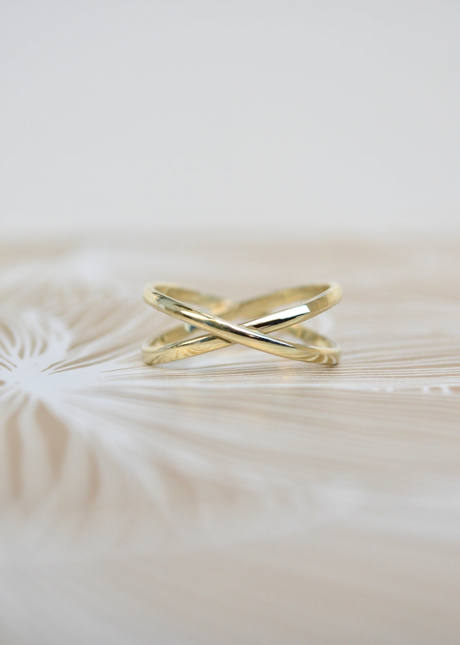 Cross Ring - Gold 14k