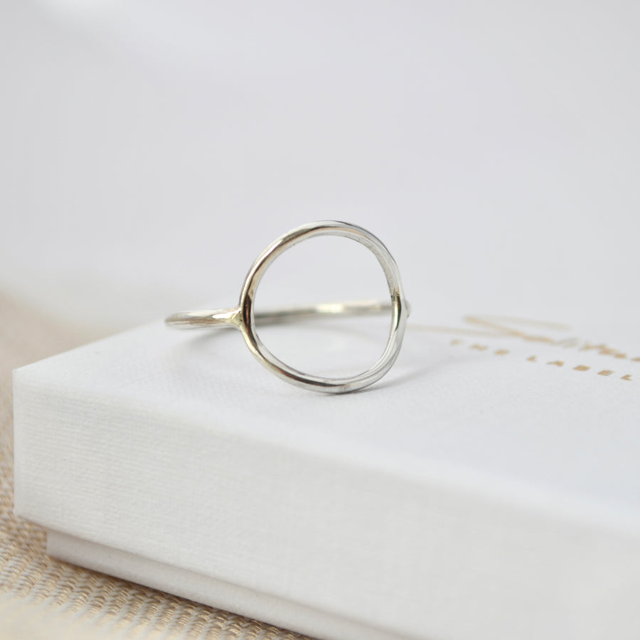 Moon ring - Zilver