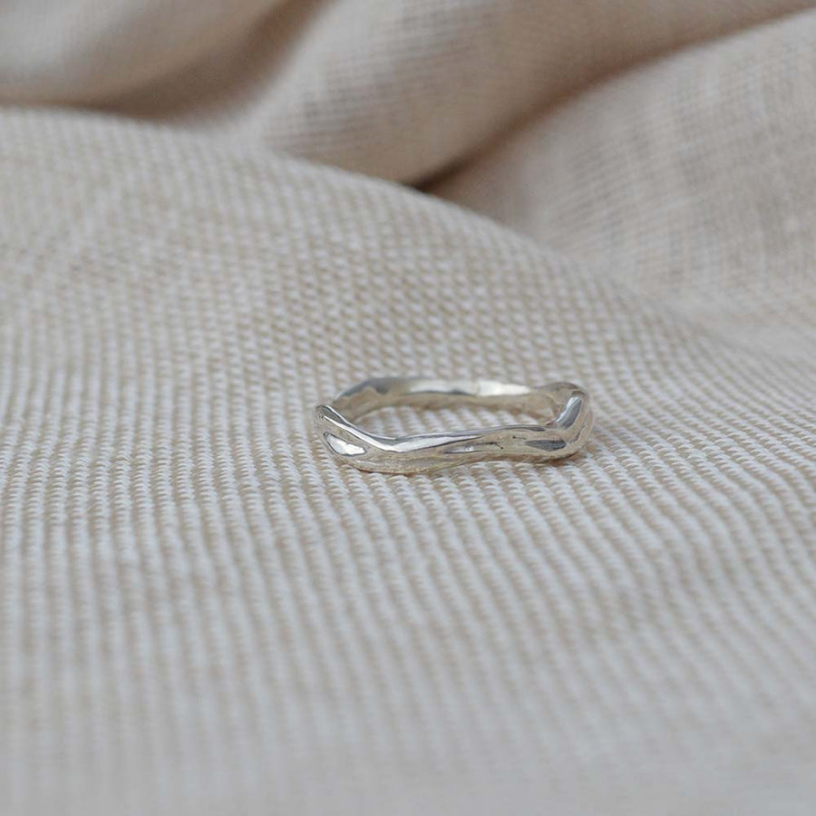 Wave Ring - Zilver