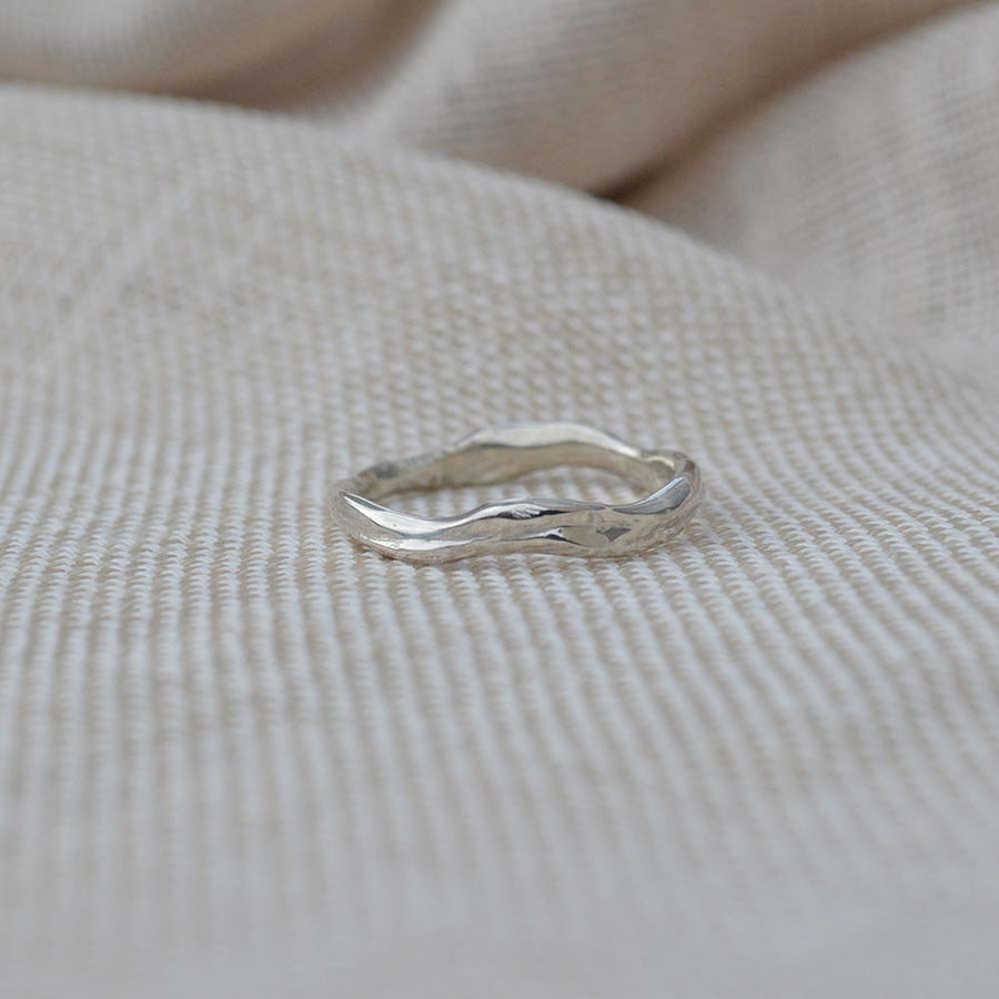 Wave Ring - Zilver